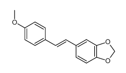 (E)-1-(4-methoxyphenyl)-2-(3,4-methylenedioxyphenyl)ethene Structure