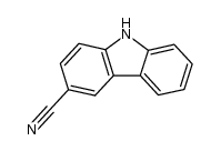 (9H)-carbazole-3-carbonitrile structure