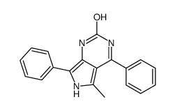 5-methyl-4,7-diphenyl-1,6-dihydropyrrolo[3,4-d]pyrimidin-2-one结构式