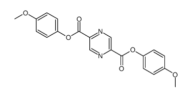 bis(4-methoxyphenyl) pyrazine-2,5-dicarboxylate Structure