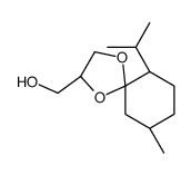 [(6S,9R)-9-methyl-6-propan-2-yl-1,4-dioxaspiro[4.5]decan-3-yl]methanol结构式