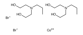 cobalt(2+),2-[2-hydroxyethyl(propyl)amino]ethanol,dibromide结构式