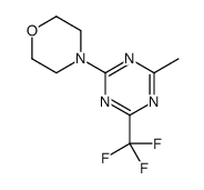 4-[4-methyl-6-(trifluoromethyl)-1,3,5-triazin-2-yl]morpholine Structure