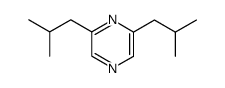 2,6-bis(2-methylpropyl)pyrazine Structure