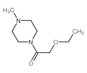 Piperazine,1-(ethoxyacetyl)-4-methyl- Structure