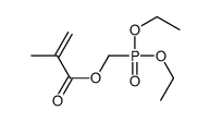 diethoxyphosphorylmethyl 2-methylprop-2-enoate Structure