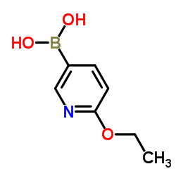 6-乙氧基-3-吡啶硼酸结构式