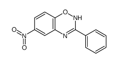 6-nitro-3-phenyl-2H-1,2,4-benzoxadiazine Structure