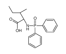 (2S,3S)-2-(diphenylphosphorylamino)-3-methylpentanoic acid Structure