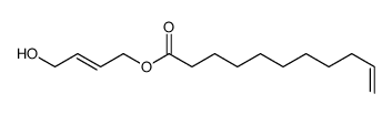 4-hydroxybut-2-enyl undec-10-enoate Structure