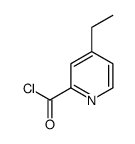 2-Pyridinecarbonyl chloride, 4-ethyl- (9CI) Structure