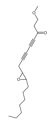 8-[(2R,3S)-3-heptyloxiran-2-yl]-1-methoxyocta-4,6-diyn-3-one结构式