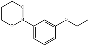 3-乙氧基苯硼酸-1,3-丙二醇酯结构式