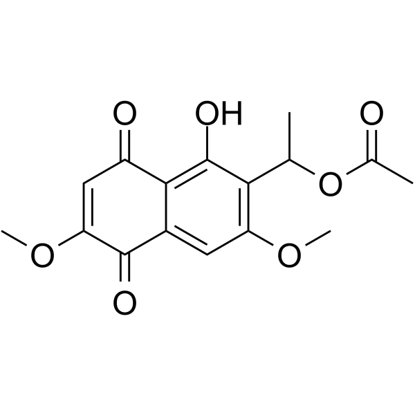 2,7-Dimethoxy-6-(1-acetoxyethyl)juglone picture