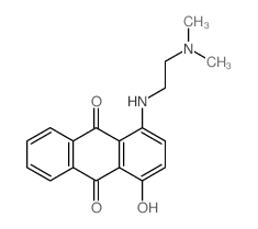 9,10-Anthracenedione,1-[[2-(dimethylamino)ethyl]amino]-4-hydroxy- Structure