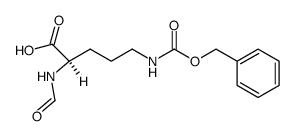 For-D-Orn(Z)-OH Structure