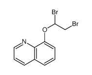 8-(1,2-dibromoethoxy)quinoline结构式