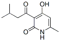 4-Hydroxy-3-isovaleryl-6-methyl-2(1H)-pyridone structure