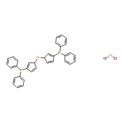 [1,1'-Bis(diphenylphosphino)ferrocene]dichloropalladium(II) Structure