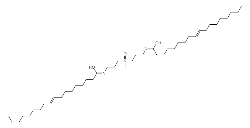 [N,N'-[(Methylimino)bis(3,1-propanediyl)]bis(9-octadecenamide)]N-oxide structure