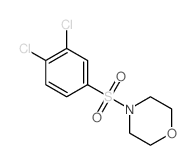 4-(3,4-dichlorophenyl)sulfonylmorpholine Structure