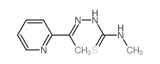 Hydrazinecarbothioamide,N-methyl-2-[1-(2-pyridinyl)ethylidene]- structure