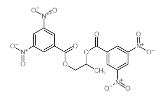 1,2-Propanediol,1,2-bis(3,5-dinitrobenzoate)结构式