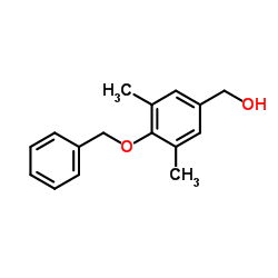 (4-BENZYLOXY-3,5-DIMETHYL-PHENYL)-METHANOL结构式