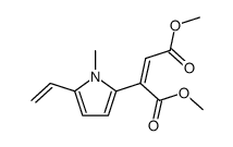 dimethyl (1-methyl-5-vinyl-2-pyrrolyl)maleate Structure