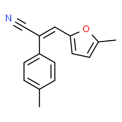 Benzeneacetonitrile, 4-methyl-alpha-[(5-methyl-2-furanyl)methylene]- (9CI) Structure