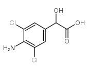 (4-Amino-3,5-dichlorophenyl)glycolic acid结构式