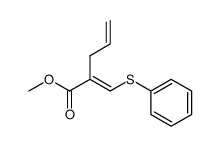 (E)-methyl 2-allyl-3-(phenylthio)acrylate结构式