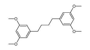 1,4-bis(3,5-dimethoxyphenyl)butane结构式