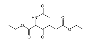 diethyl 2-acetylamino-3-oxohexanedioate结构式