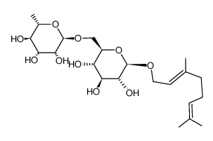 geranyl rutinoside Structure