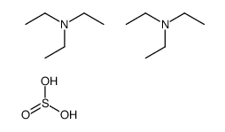 N,N-diethylethanamine,sulfurous acid结构式