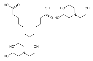 dodecanedioic acid, compound with 2,2',2''-nitrilotriethanol (1:2)结构式