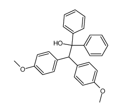 2,2-bis-(4-methoxy-phenyl)-1,1-diphenyl-ethanol结构式