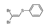 β,β-dibromovinyl phenyl sulfide Structure