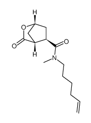 (1R,4R,5R)-N-(hex-5-en-1-yl)-N-methyl-3-oxo-2-oxabicyclo[2.2.1]heptane-5-carboxamide Structure