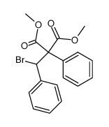 dimethyl 2-(bromo(phenyl)methyl)-2-phenylmalonate结构式