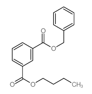 butyl benzyl benzene-1,3-dicarboxylate Structure