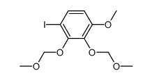 1-iodo-4-methoxy-2,3-bis(methoxymethoxy)benzene结构式