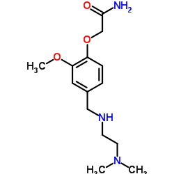 2-[4-({[2-(Dimethylamino)ethyl]amino}methyl)-2-methoxyphenoxy]acetamide结构式