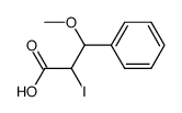 α-Iodo-β-methoxyphenylpropionic acid Structure