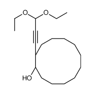 1-(3,3-diethoxyprop-1-ynyl)cyclododecan-1-ol结构式