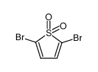 2,5-dibromothiophene 1,1-dioxide Structure