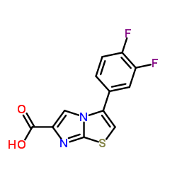 3-(3,4-DIFLUOROPHENYL)IMIDAZO[2,1-B]THIAZOLE-6-CARBOXYLIC ACID Structure