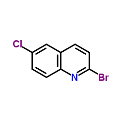 2-Bromo-6-chloroquinoline Structure