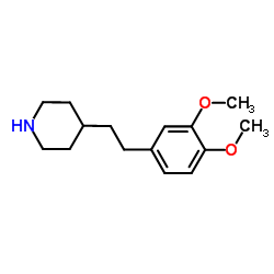 4-[2-(3,4-Dimethoxyphenyl)ethyl]piperidine structure